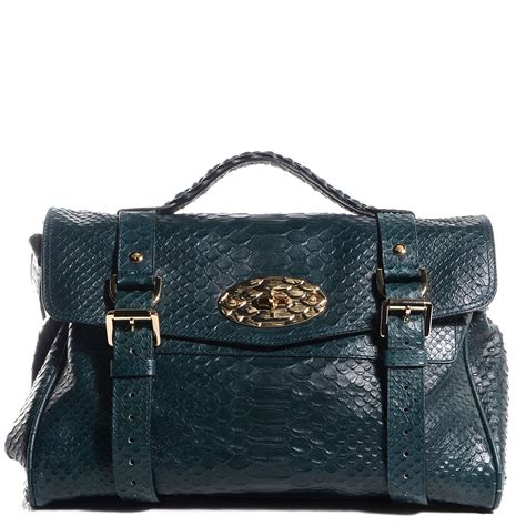 mulberry alexa silky snake print.